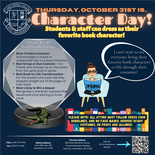  Character Day Flyer